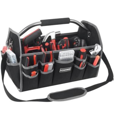 Imagem de Bolsa de ferramentas Kowsinde Electricista de 16 polegadas com 26 bols