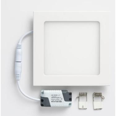 Imagem de Plafon Painel de led quadrado 15cm Bivolt 9W 6500k