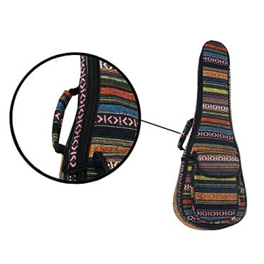 Imagem de Domary 23 Ukelele Ukulele Uke Saco de Mochila Mochila Macia Leve Estilo Nacional Durável Colorido Preenchimento de 6 Mm Ukuleles Ukuleles