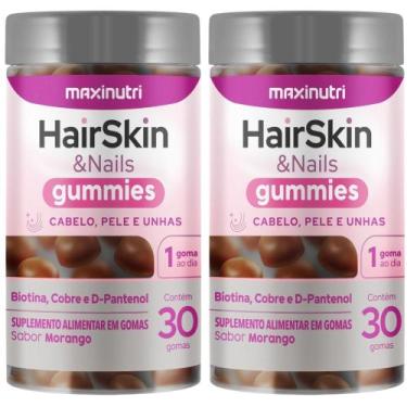Imagem de KIT 2X HairSkin e Nails Gummies 30 gomas - Maxinutri