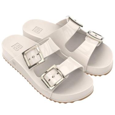 Imagem de Sandalia Zaxy Partner Feminina Papete com Fivelas Modelo Slide Ultra C