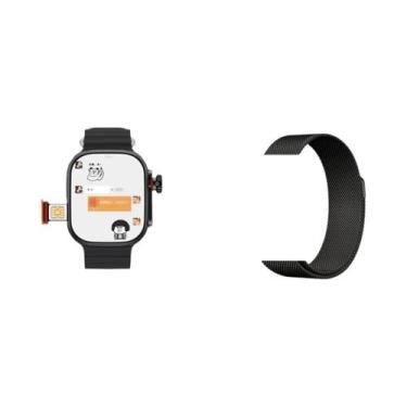 Imagem de Smartwatch Ultra Inteligente Android 9.0 Com Rede 4G, Câmera Rotativa,