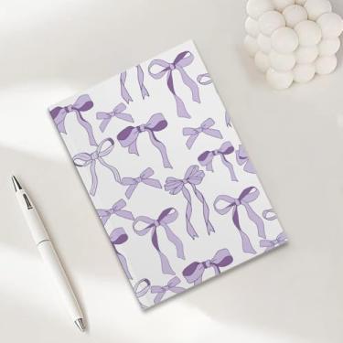 Imagem de Caderno de arco roxo, caderno A5 para anotações de escritório, agenda de 21 x 14,7 cm, agenda de viagem, 2