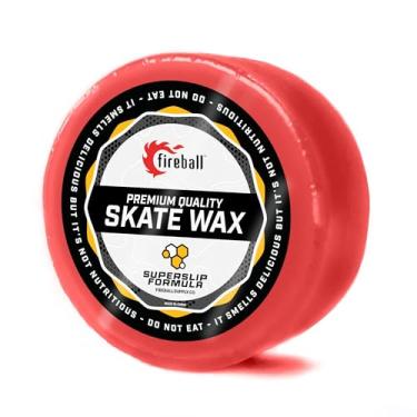 Imagem de Fireball SuperSlip Pro Cera de skate para trilhos - Cera de freio de skate feita nos EUA para scooters agressiva em linha e skates - cera de skate profissional de fórmula personalizada (vermelha)