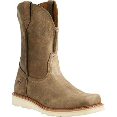 Imagem de Ariat Bota de trabalho masculina de couro cano médio Rambler Recon Western, Bomber marrom, 9