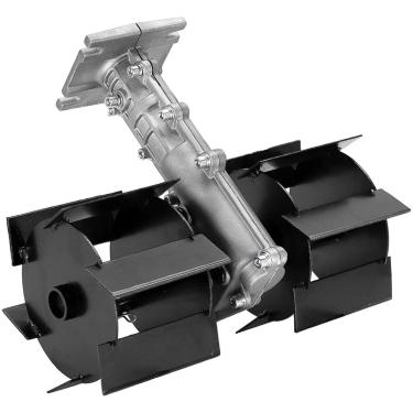 Imagem de Enxada Rotativa 9 Estrias Entrada de 28mm para Roçadeiras e Micro Trator, Uso Agrícola Profissional e Doméstico