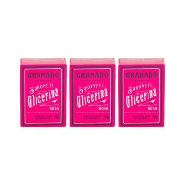 Imagem de Sabonete Granado 90G Glicerina Rosa-Kit C/3Un