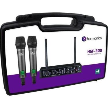 Imagem de Microfone Sem Fio Harmonics Hsf-300 Duplo