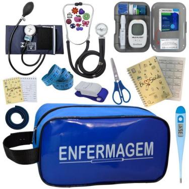 Imagem de Kit Enfermagem Completo Top + Medidor Glicose  - PREMIUM, P.A. Med, IN