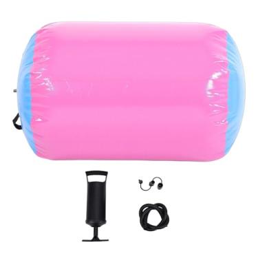 Imagem de SPYMINNPOO Rolo de Ar de Ginástica, Rolo Inflável de Pvc, Equipamento de Treinamento de Mola Traseira para Líder de Torcida, Uso Doméstico, 23,6 X 31,5 pol.