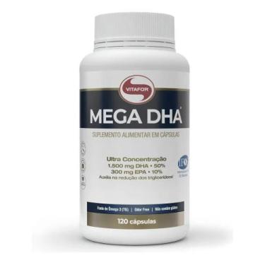 Imagem de Mega Dha 120 Cápsulas Ômega 3 Vitafor - Congratulations Store