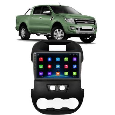Imagem de Kit Multimídia Android Ranger 2012 2013 2014 2015 2016 9" Polegadas Tv