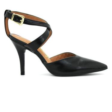 Imagem de Sapato Feminina Vizzano Original Scarpin Salto Feminino 1716, 36, Pret