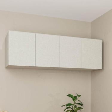 Imagem de Ponte Modular Queen 100% MDF 4 Portas Orion CabeCasa MadeiraOriginals 