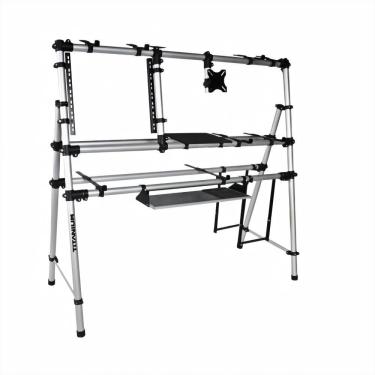 Imagem de Suporte Titanium Racks Para Studio Multimídia RYM150 Com Suporte Para CPU, Teclado e Mo...