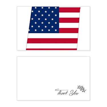 Imagem de Mapa dos Estados Unidos Listras Bandeira Formato Cartão de Agradecimento Aniversário Aniversário Casamento Agradecimento
