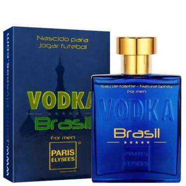 Imagem de Perfume Azul Vodka Brasil Blue Masc Edt 100ml  Paris Elysees- Envio Já