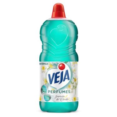 Imagem de Limpador Perfumado Veja Jasmin do Caribe - 2L, Veja, Azul
