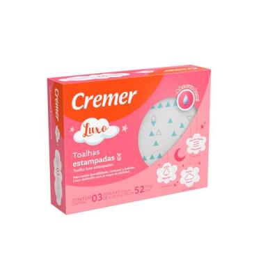 Imagem de Cremer Toalha Luxo Estampa Feminina Com 3 Unidades