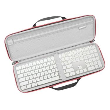 Imagem de RLSOCO Capa rígida para Apple Magic teclado (teclado numérico) e para teclado Apple Magic e Magic Mouse - Preto (apenas capa)