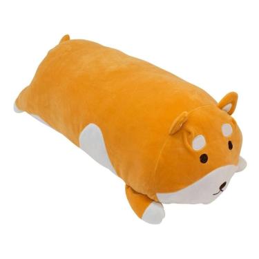 Imagem de Almofada Formato Cachorro Shiba Almofada Cilíndrica - 64cm