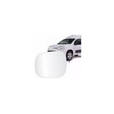 Imagem de Lente Retrovisor Fiorino Esquerdo, Lado Motorista, 2014 a 2020, Sem Base