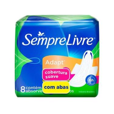 Imagem de Absorvente Sempre Livre Especial Adapt Suave com Abas Embalagem com 8 