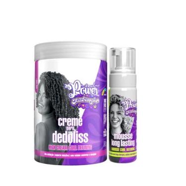 Imagem de Soul Power Texturizações Curl High Dedoliss 800ml + Mousse 180ml