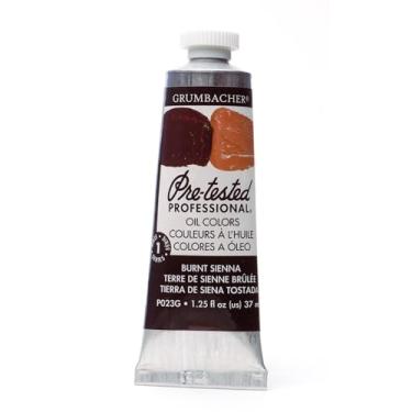 Imagem de Grumbacher Tinta a óleo pré-testada, 37 ml, Siena queimada (P023G)