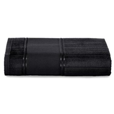 Imagem de Toalha Rosto Para Pintar Velour Artesanalle 50X80cm DOHLER, Preto