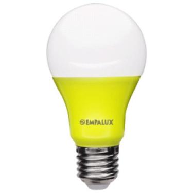 Imagem de Lâmpada Bulbo Led 10W Bivolt Colorida E27 - Empalux,  Amarela - Al1031