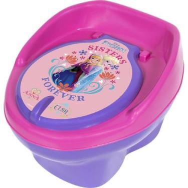 Imagem de Troninho e Redutor 2 em 1 Frozen Rosa - STYLL BABY, Lilás e Rosa