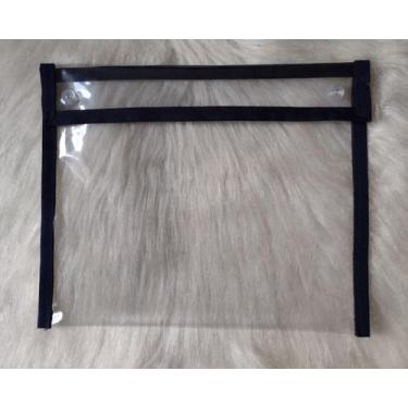 Imagem de Pasta para caderneta de vacinação com botão - Espaço da Neide, Azul ma