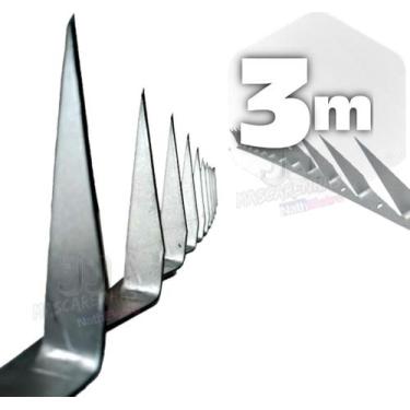 Imagem de 3m espeto para muro cerca farpado cortante - 3 metros - JJ
