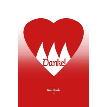 Imagem de FRANKE DANKE fränkisch Herz Wappen | Notizbuch: A5 dotted Punktraster 120 Seiten | Notizbuch | Tagebuch | Skizzenbuch | Schreibheft | Notizheft | Block | Notizen für Franken