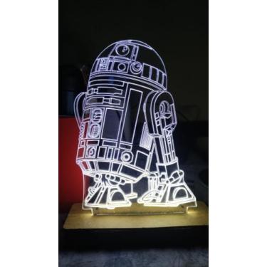 Imagem de Luminária Robô Star Wars - Bluemont Arts