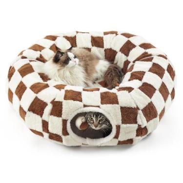 Imagem de Casa e Túnel para Gatos LE SURE Lesure com Almofada