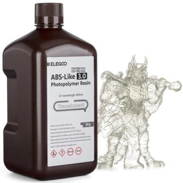 Imagem de Resina ELEGOO ABS-like 3.0 405nm 2L para Impressoras 3D Marte e Saturn