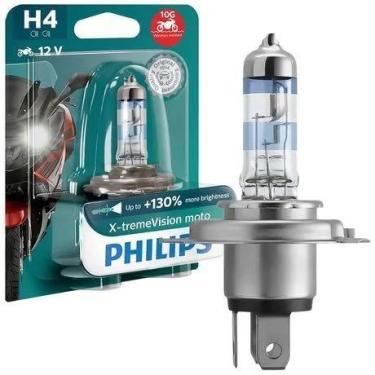 Imagem de Lâmpada Philips Xtreme Vision Moto H4 12v 60/55w Unitária