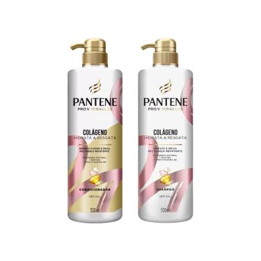 Imagem de Condicionador Pantene 510ml + Shampoo 510ml Pump Colageno