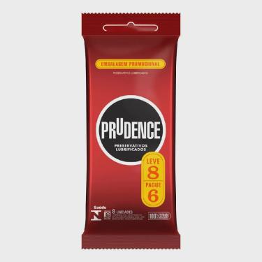 Imagem de Preservativo prudence lubrificado 8 unidades leve 8 pague 6