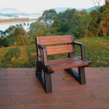 Imagem de Banco de Jardim 1 Lugar 60cm Premium In Brasil