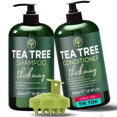 Imagem de Conjunto de shampoo e condicionador Terramed Tea Tree Thinning Hair