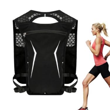 Imagem de Mochila de água corrente, mochila de água para corrida - Caminhada de hidratação de mochila de água | Colete leve de saco de armazenamento, equipamento de acampamento de suporte à prova d'água para ca