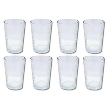 Imagem de Copos de Vidro Arizona para Sucos e Drinks 200 ML - 8 Un - PRATICASA