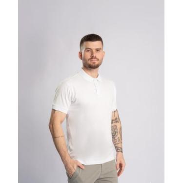 Imagem de Camiseta Polo Pima Branca - Humbrado