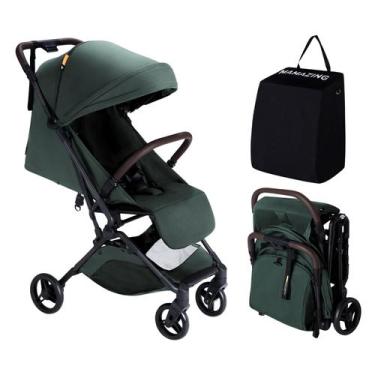 Imagem de Carrinho de passeio MAMAZING Ultra Air Lightweight Green Harness de 5 