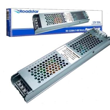 Imagem de Fonte de Alimentação Chaveada Slim Automática 12V DC 30A Roadstar - RS1230A F 400 W MI