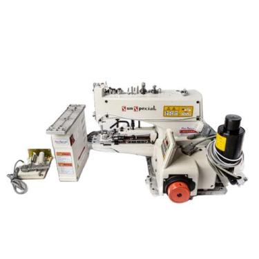 Imagem de Maquina botoneira direct drive com corte de linha ss1377d - - SUN SPEC