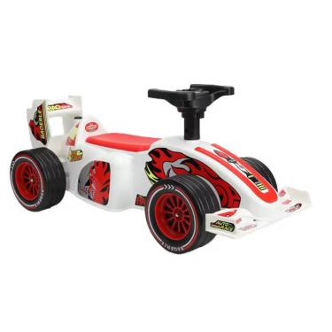 Imagem de Carrinho Rolimã Zippy Kart Branco e Vermelho - 9489 - Zippy Toys